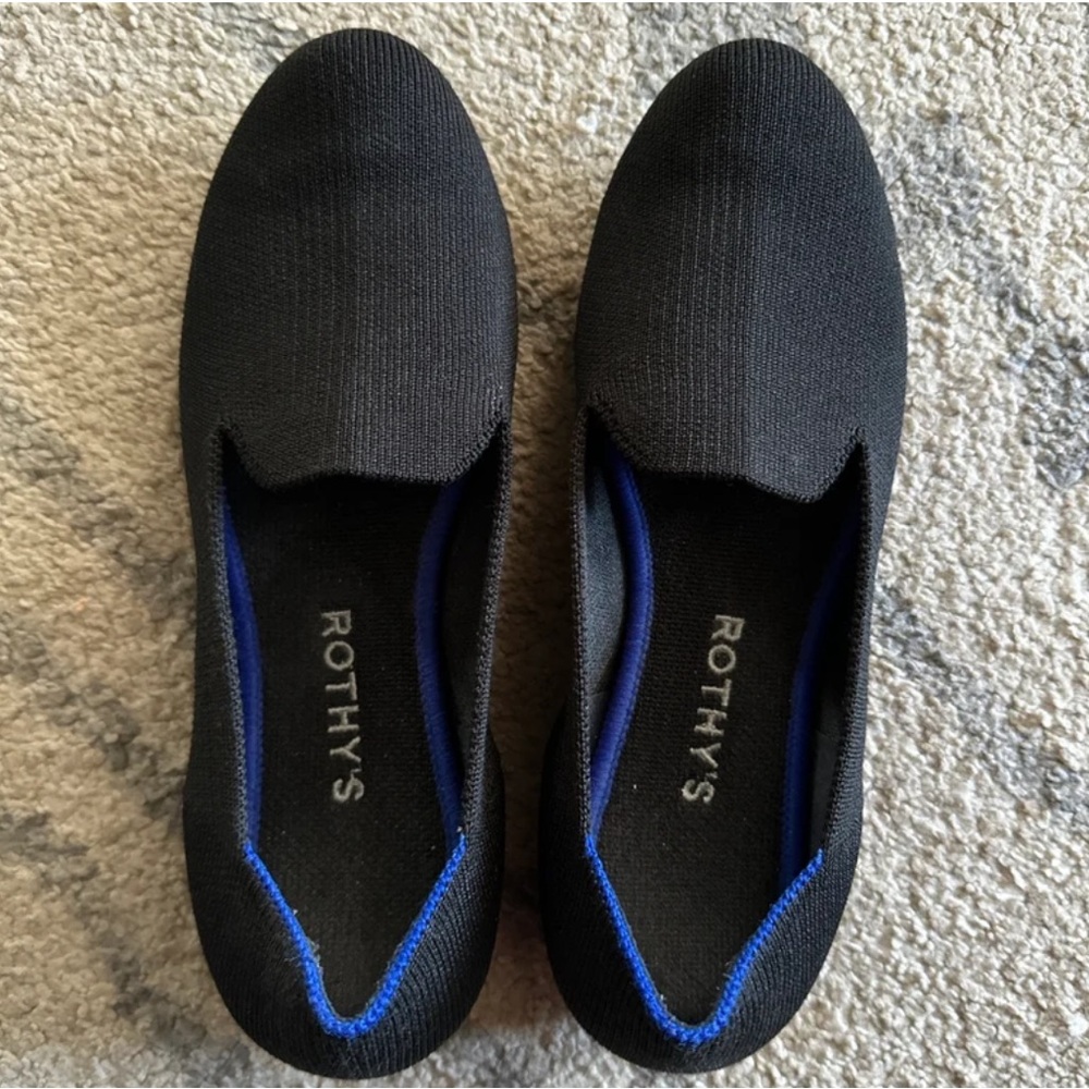 Black Rothys Flats 7